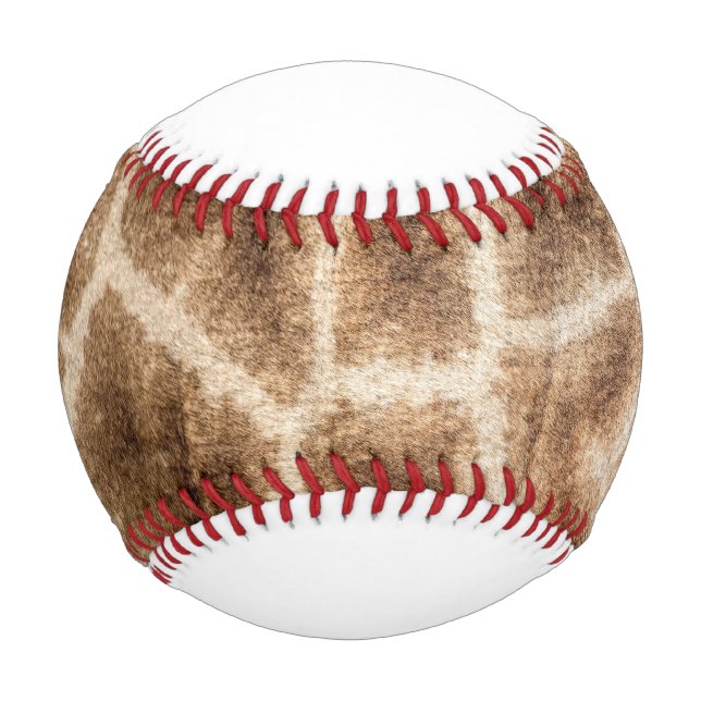 Pelota De Béisbol Patrón de jirafa (Anverso)