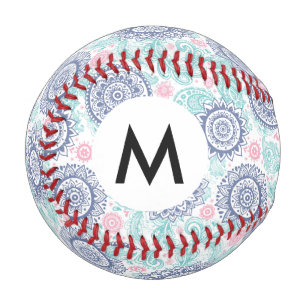 Pelota De Béisbol Patrón de Paisley Étnico