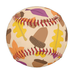 PELOTA DE BÉISBOL PATRÓN DE TEMPORADA DE AUTUM