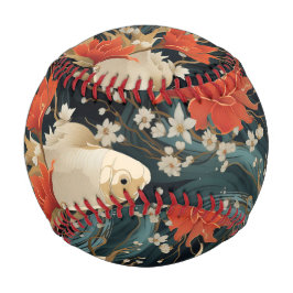 Pelota De Béisbol Patrón japonés de pescado sin mar