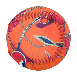 Pelota De Béisbol patrón naranja