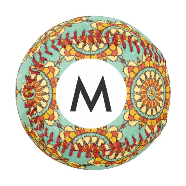 Pelota De Béisbol Patrón ornamental (Anverso izquierdo)