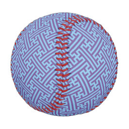 Pelota De Béisbol Patrón Sayagata, japonés, púrpura y azul