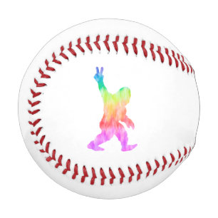 Pelota De Béisbol Peace Love Bigfoot