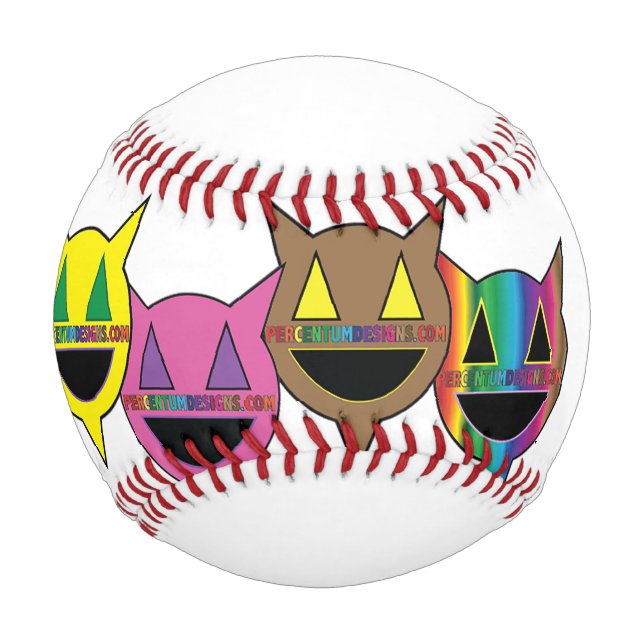 Pelota De Béisbol PERCENTUMDESIGNS.COM Béisbol (Anverso)