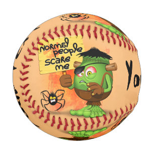 Pelota De Béisbol Personaje Frankenstein de 'Gente Normal Me Da Mied