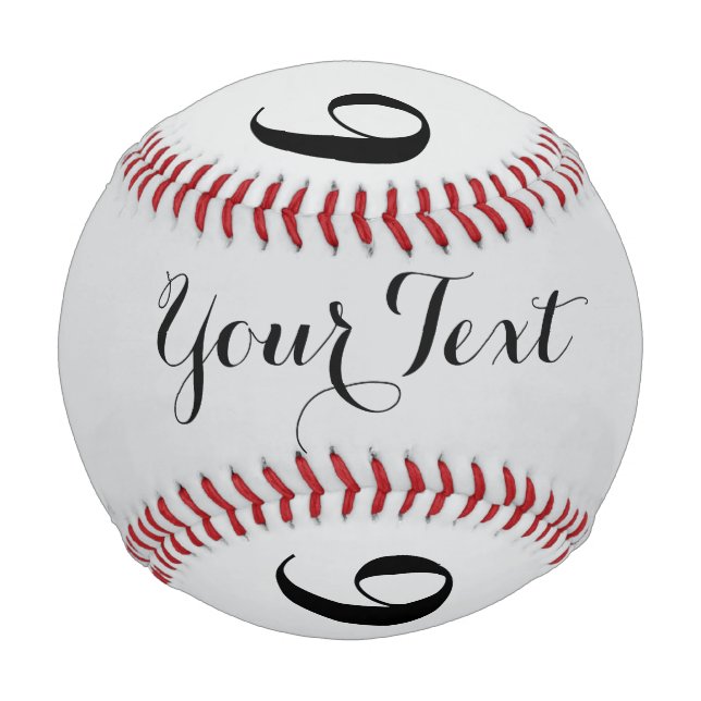 Pelota De Béisbol Personaliza tu texto  (Reverso)
