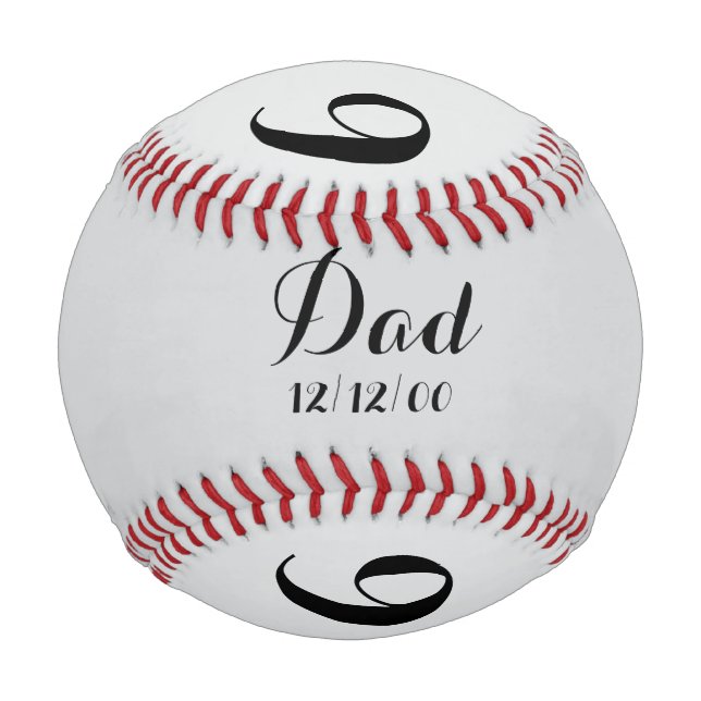 Pelota De Béisbol Personaliza tu texto  (Reverso)