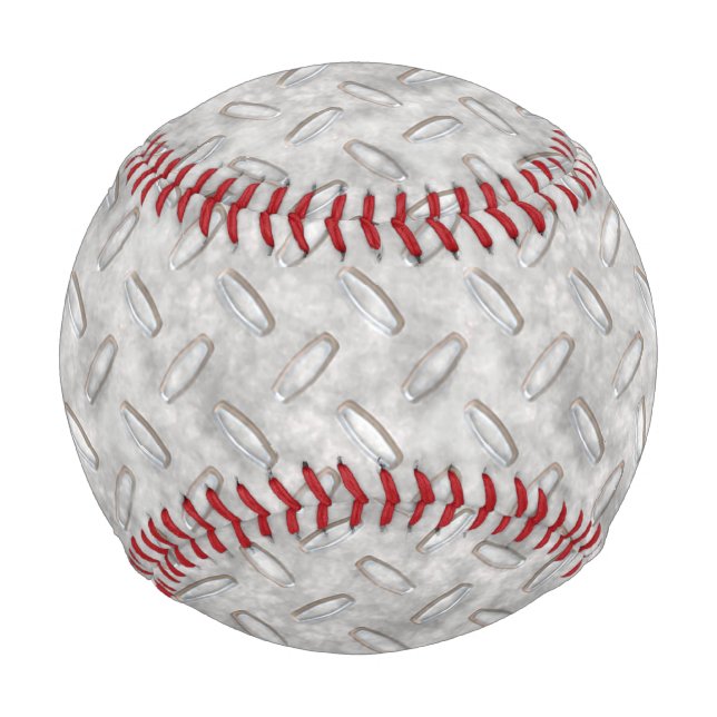 Pelota De Béisbol Personalizable de fondo de estilo industrial Diamo (Anverso)