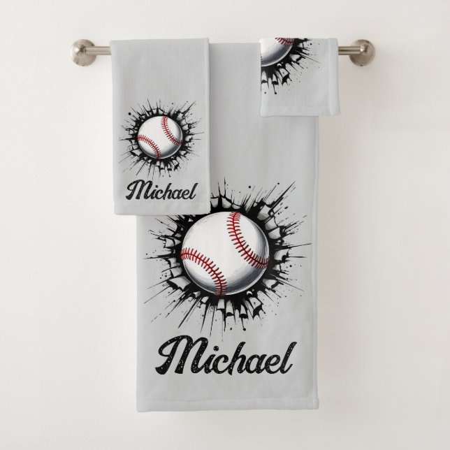 Pelota de béisbol personalizada que atraviesa el m (In situ)