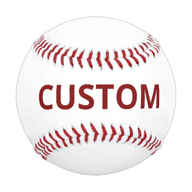 PELOTA DE BÉISBOL PERSONALIZADO (Anverso)