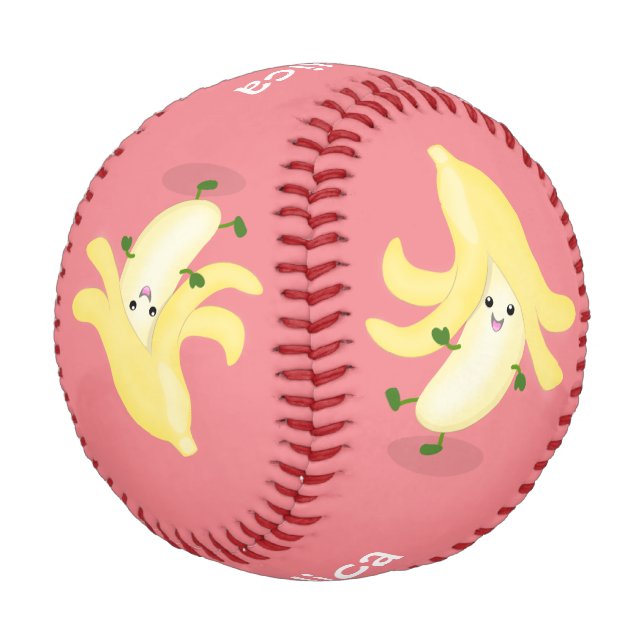 Pelota De Béisbol Personalizado bananero Cute kawaii (Angular)