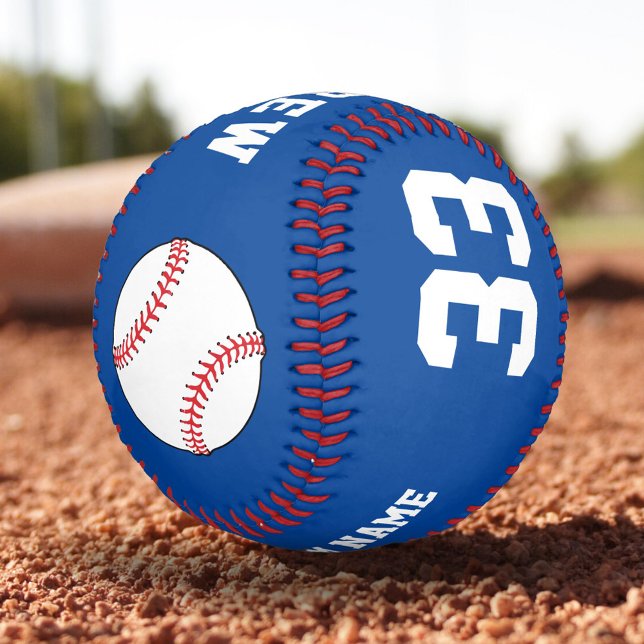 Pelota De Béisbol Personalizado Blue Baseball Ball con número de equ (Subido por el creador)