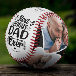 Pelota De Béisbol Personalizado Cute Bonus Papá 4 Foto y Cita Regalo