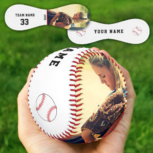 Pelota De Béisbol Personalizado de béisbol con nombre de equipo Foto