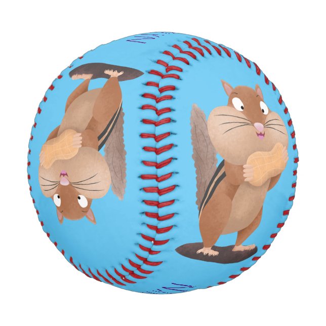 Pelota De Béisbol Personalizado de chipmunk de grandes mejillas grac (Angular)