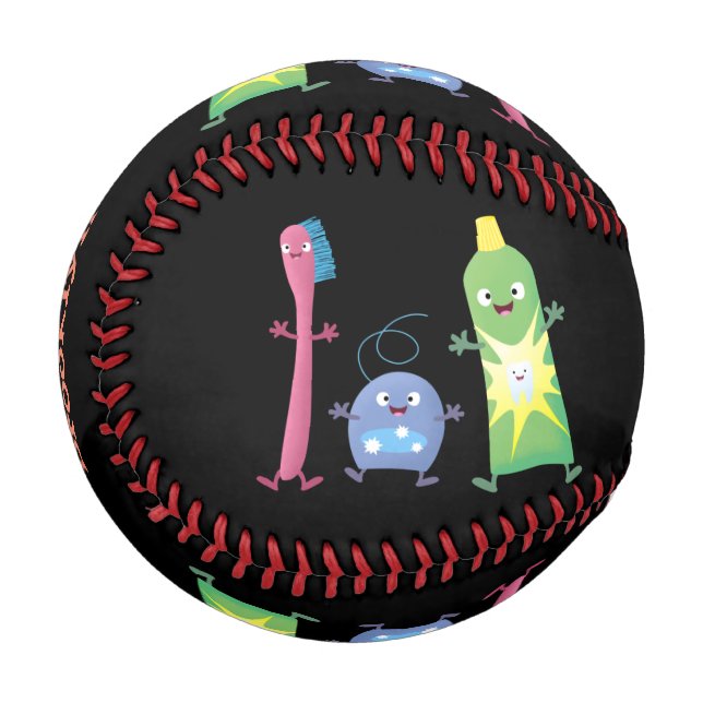 Pelota De Béisbol Personalizado de hilo dental de cepillo de dientes (Anverso izquierdo)