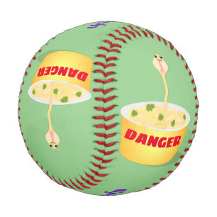 Pelota De Béisbol Personalizado de serpientes de fideos de pelo hues