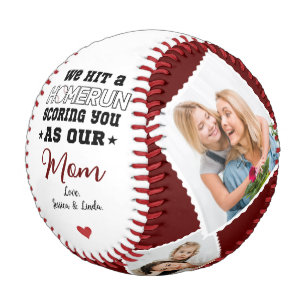 Pelota De Béisbol Personalizado del Día de la Madre en Homerun foto