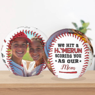 Pelota De Béisbol Personalizado del Día de la Madre en Homerun foto
