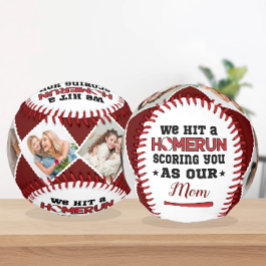 Pelota De Béisbol Personalizado del Día de la Madre en Homerun foto 