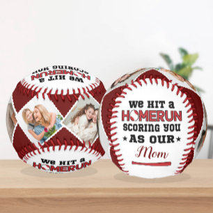 Pelota De Béisbol Personalizado del Día de la Madre en Homerun foto