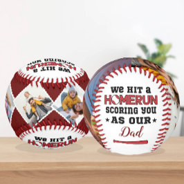 Pelota De Béisbol Personalizado del Día del Padre de Homerun Foto de