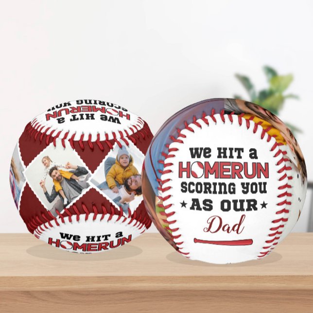 Pelota De Béisbol Personalizado del Día del Padre de Homerun Foto de (Subido por el creador)