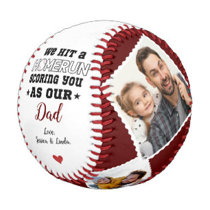 Pelota De Béisbol Personalizado del Día del Padre de Homerun Foto de