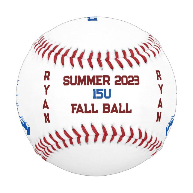 Pelota De Béisbol Personalizado del equipo de béisbol (Anverso)