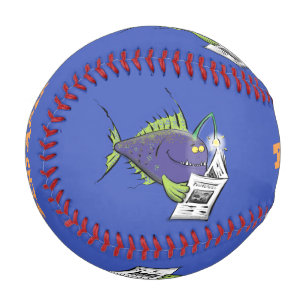 Pelota De Béisbol Personalizado divertida de pescados y mariscos