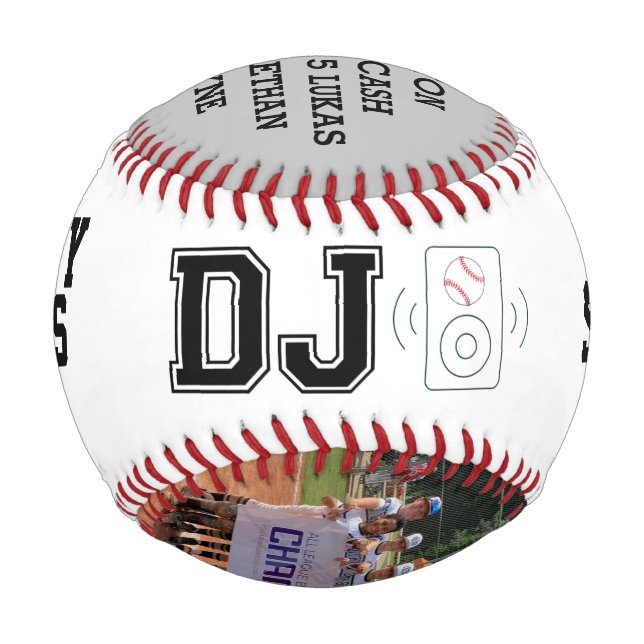 Pelota De Béisbol Personalizado DJ Baseball - Sara (Anverso)