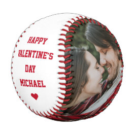 Pelota De Béisbol Personalizado El día de San Valentín de fotos Te a