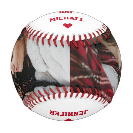 Pelota De Béisbol Personalizado El día de San Valentín de fotos Te a