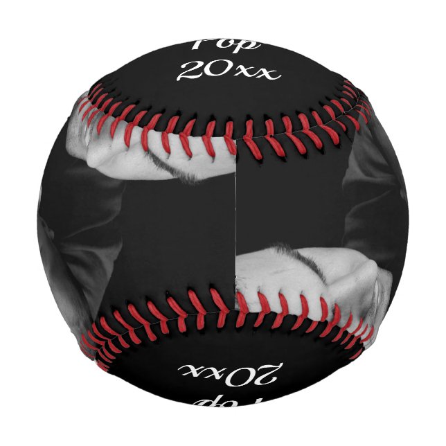 Pelota De Béisbol Personalizado, foto, el mejor pop del mundo. (Anverso)