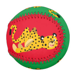 Pelota De Béisbol Personalizado guapa Cheetah Baseball