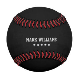 Pelota De Béisbol Personalizado negro