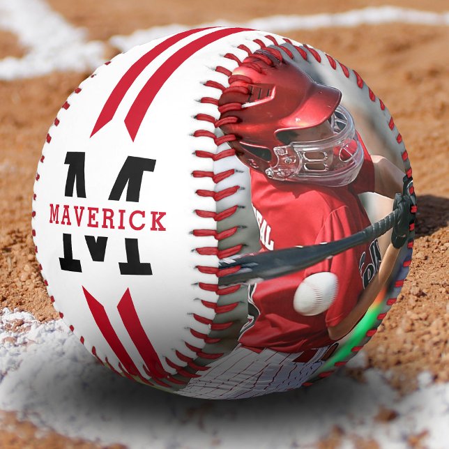 Pelota De Béisbol Personalizado Niños Nombre Jugador Deportivo Foto (Subido por el creador)
