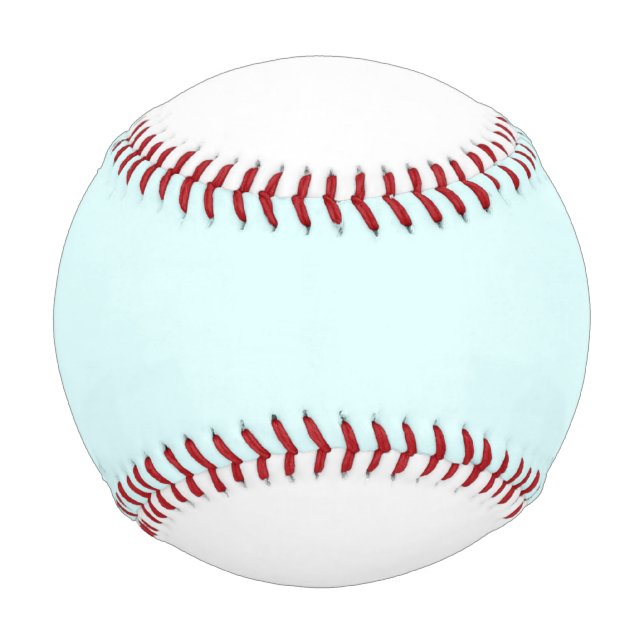 Pelota De Béisbol Personalizado Pastel Blue Baseball (Anverso)