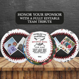 Pelota De Béisbol Personalizado Patrocinador Gracias regalo con foto
