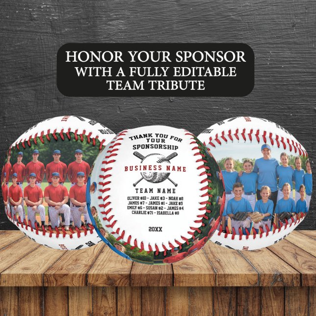 Pelota De Béisbol Personalizado Patrocinador Gracias regalo con foto (Subido por el creador)