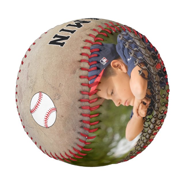 Pelota De Béisbol Personalizado Rústico Nombre del jugador Número Fo (Angular)