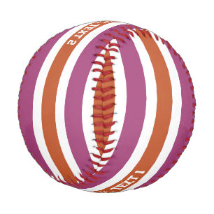 Pelota De Béisbol Personalizado Stripes
