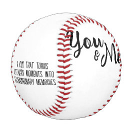 Pelota De Béisbol Personalizado tú y yo