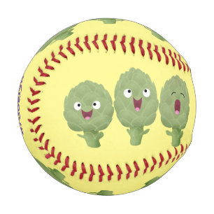 Pelota De Béisbol Personalizado vegetal de alcachofas de canto lindo