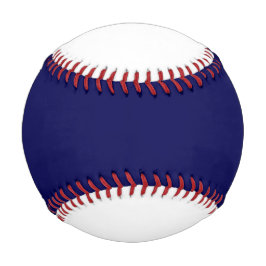 Pelota De Béisbol Personalizar de color sólido azul marino