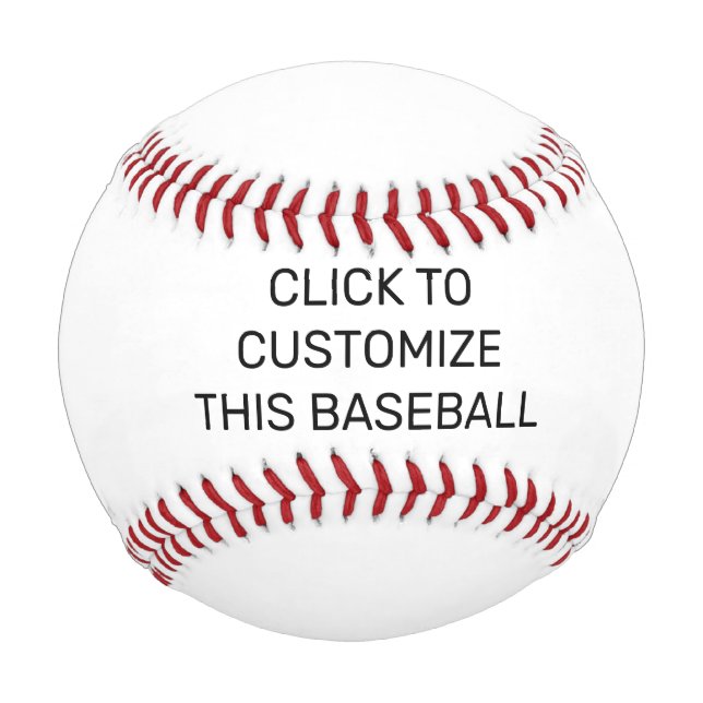 PELOTA DE BÉISBOL PERSONALIZAR ESTE BÉISBOL (Anverso)
