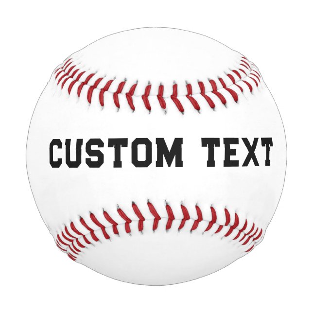 Pelota De Béisbol Personalized Custom Baseball –Add Your Name Here (Anverso)