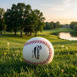 Pelota De Béisbol Personalized Player's Name And Number