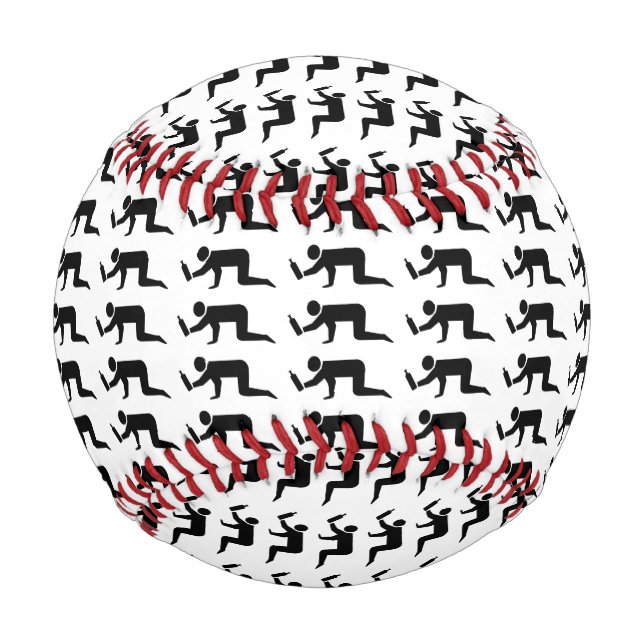 Pelota De Béisbol Personas borrachas (Anverso)